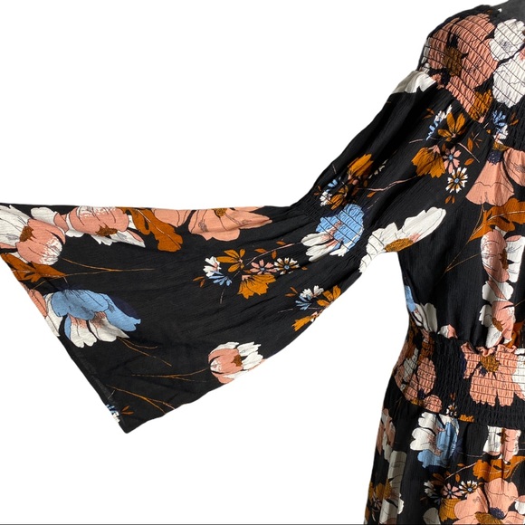 Ella Moon Floral Long Dress Boho Size Large - Picture 6 of 11